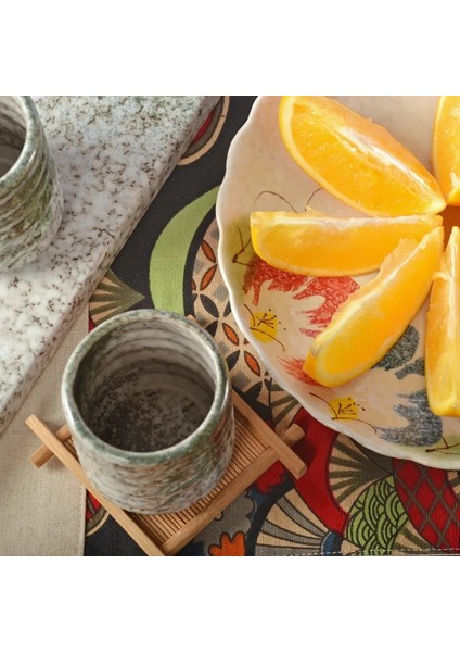 Desen 6 140ML Japon Tarzı Bardak Seramik Çay Bardak Içecek Kupası Şarap Seti Japon ve Kore Suşi Sofra Çay Setleri Seramik Ev Restoranlar (Yurt Dışından)