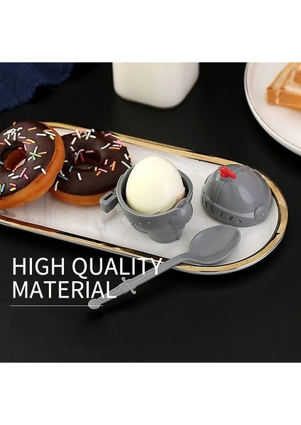 Stil 1 Yumuşak Veya Sert Haşlanmış Yumurtalık Tutucu ve Kaşık Dahil - Şövalye Tasarımı - Mutfak Gereçleri Dekoru (Yurt Dışından) indirimleri