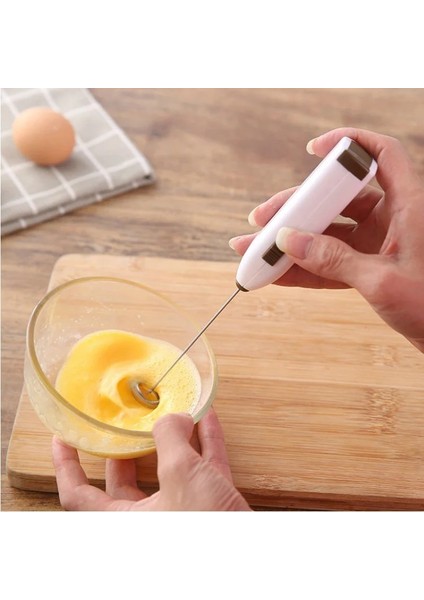 Siyah Döner Yumurta Çırpıcı Elektrikli El Döner Yumurta Çırpma Blender Kolay Çırpma Yumurta Mikser Karıştırıcı Süt Kahve Köpürtücü Mutfak Aracı (Yurt Dışından)