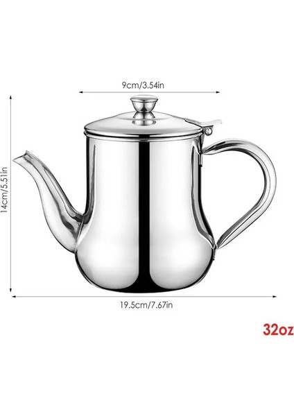 32OZ Süzgeçli Gres Kabı Toz Geçirmez Kapaklı Gres Tutucu Gres Tutucu Büyük Ghee Kabı Veya Pastırma Yağ Kabı (Yurt Dışından)