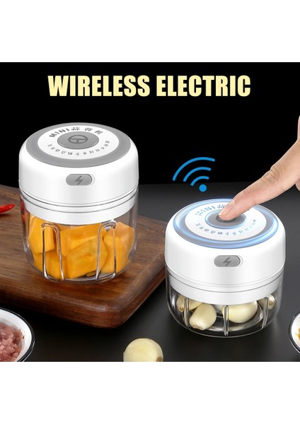 250ML 250ML USB Elektrikli Sarımsak Ezici Kırıcı Mutfak Robotu Kıyma Makinesi Hızlı Doğrama Sarımsak Zencefil Sebze Meyve Cocina (Yurt Dışından) fiyatları
