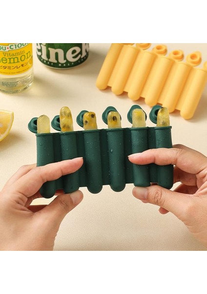 Yeşil 4 Renk Taşınabilir Yeniden Kullanılabilir Silikon Buz Küpü Çubuk Tepsisi Kapaklı Gıda Sınıfı Silikon Doldurma Şişeleri Mini Bar Araçları Için Uygun (Yurt Dışından) fırsatları