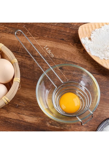 1 Adet Taşınabilir Spiral Paslanmaz Çelik Yumurta Beyaz Ayırıcı Yumurta Sarısı Ayırıcı Uzun Saplı Ev Yumurta Araçları Mutfak Aksesuarları (Yurt Dışından) fiyatları