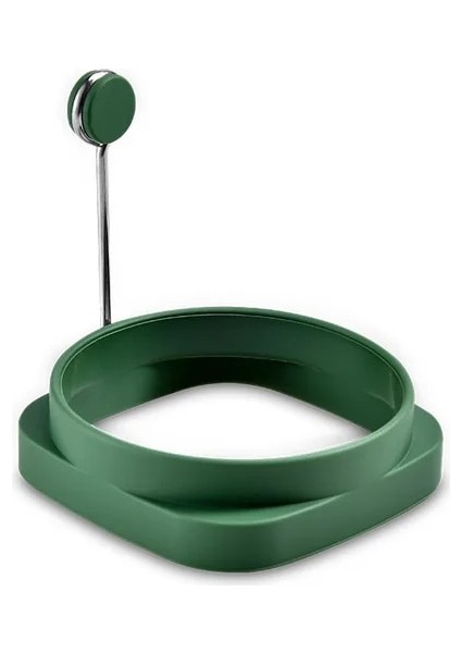 05 Silikon Çift Taraflı Yumurta Aracı Kahvaltı Yumurta Kalıp Saplı Kare Dairesel Çift Amaçlı Krep Makinesi Mutfak Aksesuarları (Yurt Dışından)