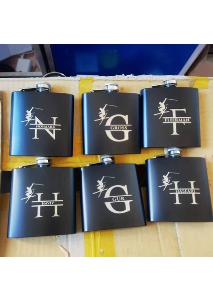 Stil 5 6 Oz Özel Cep Şişesi Vidalı Sızdırmaz Kapak ile Erkekler Için Hediyeler Groomsmen Hediye Paslanmaz Çelik Viski Şişesi (Yurt Dışından) fırsatları