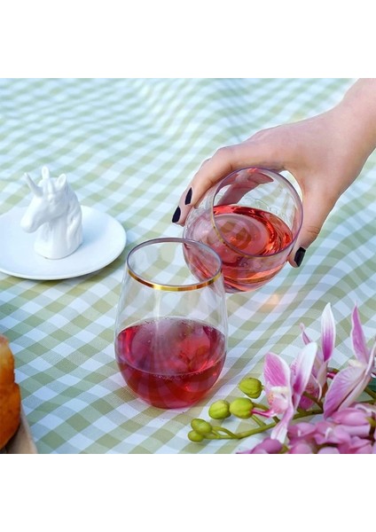 Phnom Penh Fincan 16 12/16 Oz Kırılmaz Sapsız Plastik Şarap Şampanya Bardakları Yeniden Kullanılabilir Kırılmaz Içme Bardağı Bar Ev Düğün Için (Yurt Dışından) indirimleri