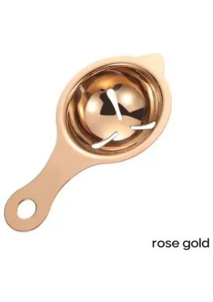 Gül Altın Yumurta Sarısı Ayırıcı Protein Ayırma Aracı Paslanmaz Çelik Yumurta Pişirme Pişirme Mutfak Aracı El Yumurta Alet Araçları (Yurt Dışından)