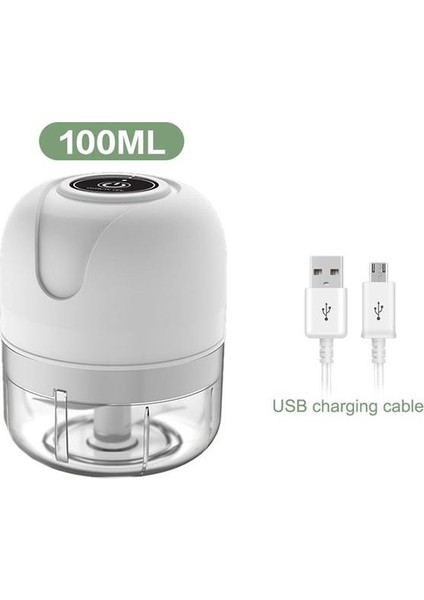 100 ml 100/250 ml USB Zencefil Ezici Makinesi Mini Elektrikli Sarımsak Kıyıcı Sebze Biber Kıyma Makinesi Gıda Parçalayıcı Mutfak Gereçleri (Yurt Dışından)