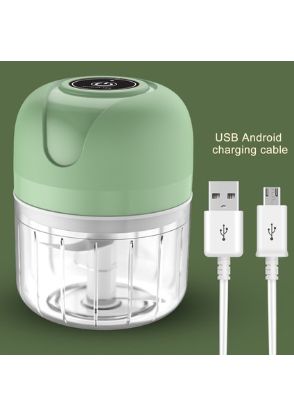 100 ml 100/250 ml USB Zencefil Ezici Makinesi Mini Elektrikli Sarımsak Kıyıcı Sebze Biber Kıyma Makinesi Gıda Parçalayıcı Mutfak Gereçleri (Yurt Dışından)