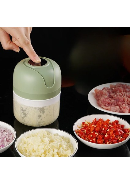 Beyaz 250 ml Elektrikli Ev Kıyma Makinesi, Pişirme Makinesi, Şefin Sarımsak Ezici, Sarımsak Dövme ve Presleme Makinesi, Mini Sarımsak Ezici (Yurt Dışından) indirimleri