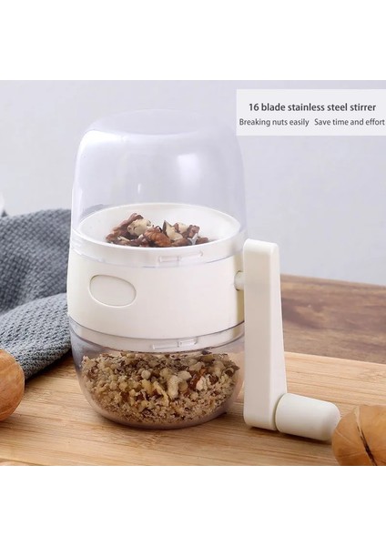 Yeşil Fındık Öğütücü Fıstık Kırıcı Sarımsak Presi Çok Fonksiyonlu El Sallama Kuru Meyve Gadget Manuel Mutfak Robotu Mutfak Aksesuarları (Yurt Dışından)