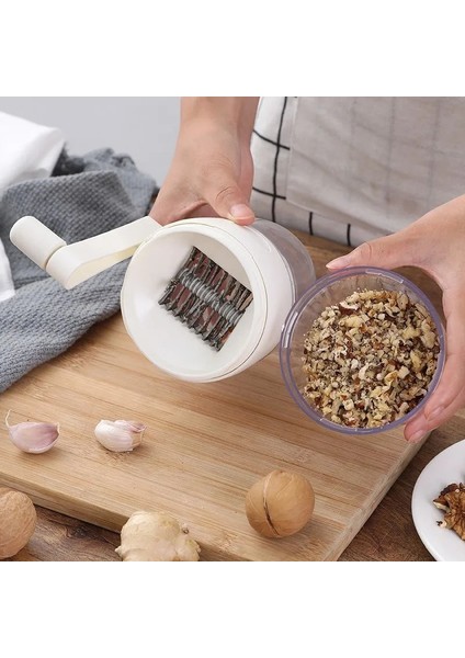 Yeşil Fındık Öğütücü Fıstık Kırıcı Sarımsak Presi Çok Fonksiyonlu El Sallama Kuru Meyve Gadget Manuel Mutfak Robotu Mutfak Aksesuarları (Yurt Dışından)