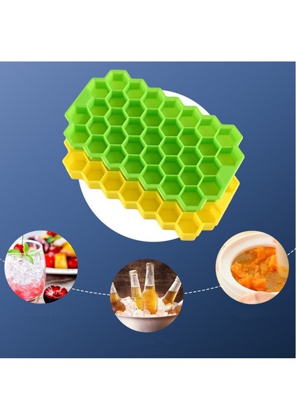 Kapaksız Buz Kalıpları Silikon Buz Küpü Tepsi Mutfak Aksesuarları Için Jöle Suyu Kalıp Kapaklı Buz Küpü Silikon Форма Для Льда (Yurt Dışından) indirimleri