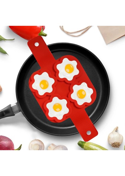 Tip 2 Yıldızlı Yumurta Gözleme Halkası Yapışmaz Gözleme Yapımcısı Kalıp Silikon Yumurta Pişirici Kızarmış Yumurta Şekillendirici Omlet Kalıpları Mutfak Pişirme Aksesuarları Için (Yurt Dışından)