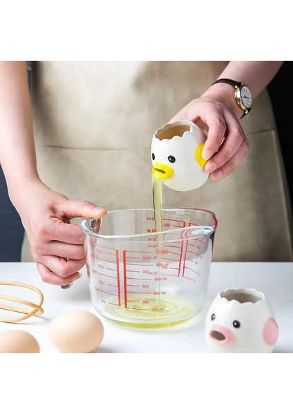 Sarı Yumurta Beyaz Ayırıcı Sevimli Tavuk Seramik Yumurta Sarısı Protein Ayırıcı Yumurta Filtresi Mutfak Aletleri Pişirme Aksesuarları Yumurta Tutucu (Yurt Dışından) indirimleri