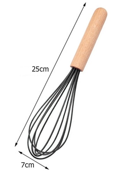 1 Adet Koyu Gri 1 Adet Manuel Yumurta Çırpıcı Paslanmaz Çelik Silikon Balon Çırpma Krema Mikser Karıştırma Karıştırma Çırpma Balon Bobin Tarzı Yumurta Araçları (Yurt Dışından)