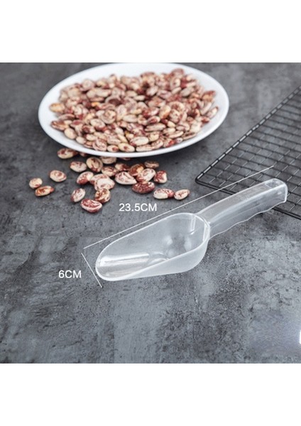 L Ev Buz Küreği Mutfak Küreği Plastik Kürek Karıştırma Küreği Şeffaf Kalınlaşmış Buz Kepçe Şeker Tatlı Büfesi (Yurt Dışından)