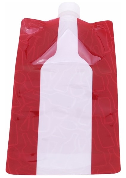 5 Adet 5 Adet/takım Katlanabilir Şarap Çantası 750 ml Taşınabilir Yeniden Kullanılabilir Plastik Şarap Şişesi Çantası Cep Şişesi Sıvı Geçirmez Aksesuarları Barbekü Seyahat Için (Yurt Dışından)