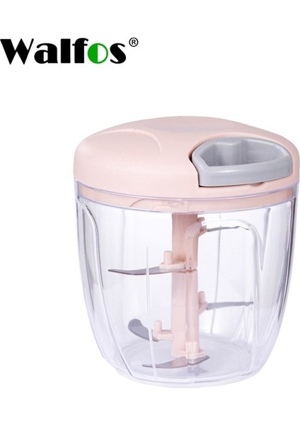Pembe 900 ml Walfos Manuel Sebze Kesici Çok Fonksiyonlu Havuç Sebze Kesici Sarımsak Soğan Kıyıcı Mutfak Aksesuarı Aracı Gıda Ahopper (Yurt Dışından) fiyatları