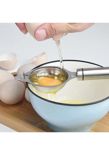 Beyaz Yumurta Beyaz Ayırıcı Paslanmaz Çelik Yumurta Sarısı Ayırıcı Mutfak Gereçleri Yumurta Kırma Tasarımlı Yumurta Bölücü Pişirme Aksesuarları (Yurt Dışından) fiyatları