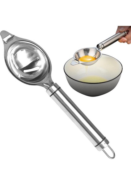 Beyaz Yumurta Beyaz Ayırıcı Paslanmaz Çelik Yumurta Sarısı Ayırıcı Mutfak Gereçleri Yumurta Kırma Tasarımlı Yumurta Bölücü Pişirme Aksesuarları (Yurt Dışından) indirimleri