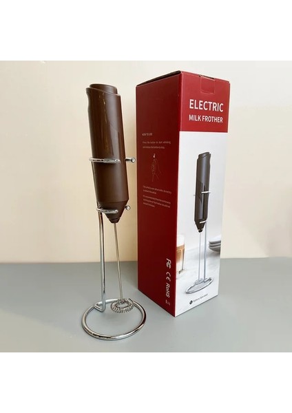 Köri Braketli Yükseltilmiş Titanyum Motorlu Kahve Için Güçlü Süt Köpürtücü Elektrikli Çırpıcı, Süt Köpürtücü, Mini Mikser ve Kahve Blender (Yurt Dışından)
