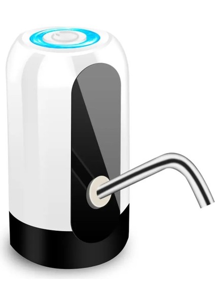 Beyaz Su Şişesi Pompası USB Şarj Otomatik Elektrikli Su Sebili Pompa Şişe Su Pompası Otomatik Anahtar Içme Sebili (Yurt Dışından)