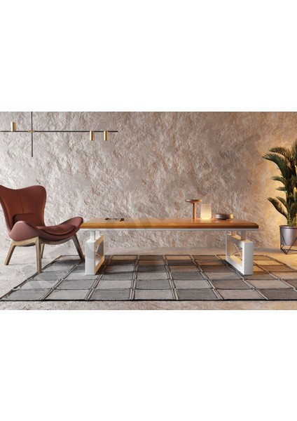 Min Masif Ahşap Sehpa