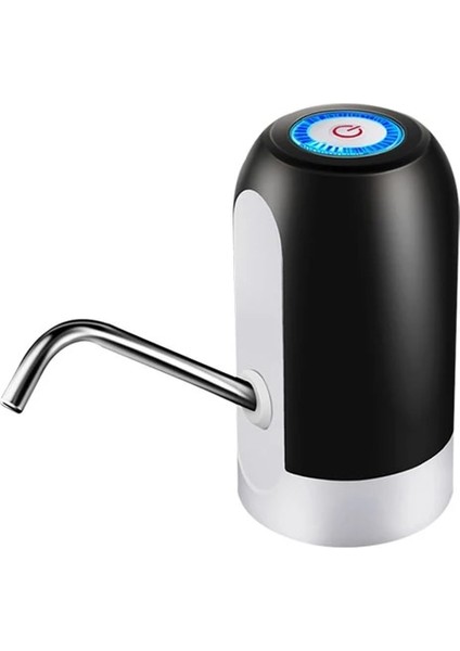 Siyah Taşınabilir Su Şişesi Pompası USB Şarj Otomatik Elektrikli Su Sebili Pompası Şişe Su Pompası Otomatik Anahtar Içme Sebili (Yurt Dışından)
