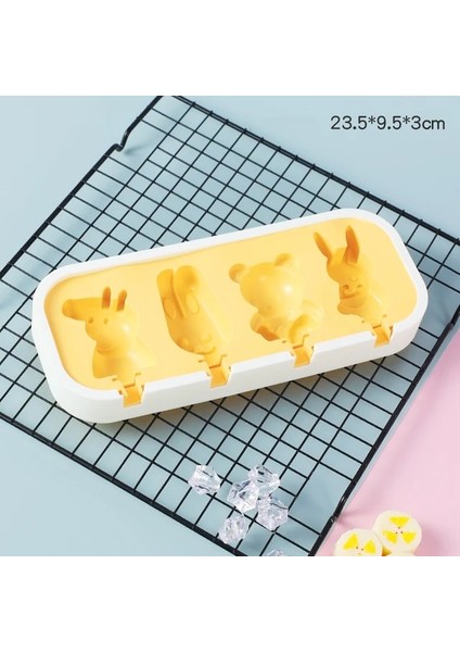 Stil 2 Sağlıklı Karikatür Silikon Dondurma Kalıp Kolay Popsicle Kalıp Yeniden Kullanılabilir Dondurma Bar Pop Kalıpları Dıy Yapımı Için Yaz Sık Kullanılanlar Aracı (Yurt Dışından)