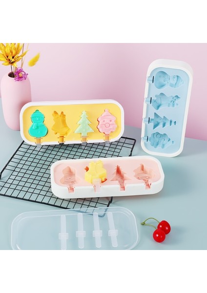 Stil 2 Sağlıklı Karikatür Silikon Dondurma Kalıp Kolay Popsicle Kalıp Yeniden Kullanılabilir Dondurma Bar Pop Kalıpları Dıy Yapımı Için Yaz Sık Kullanılanlar Aracı (Yurt Dışından) fiyatları