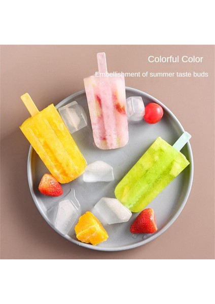 A01 4 Adet 4/1 Hücre Dondurma Kalıp Buz Kalıbı El Yapımı Tatlı Buzlu Şeker Kalıp Dondurucu Için Meyve Buz Küpü Makinesi Dondurma Için Yeniden Kullanılabilir Formlar (Yurt Dışından) fırsatları