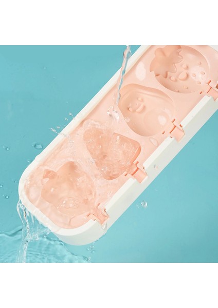 I 4 Hücre Büyük Boy Silikon Dondurma Kalıp Popsicle Kalıpları Dıy Ev Yapımı Tatlı Dondurucu Meyve Suyu Buz Pop Maker Kalıp Sopalarla (Yurt Dışından) fırsatları