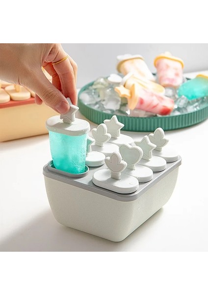 Pembe 8 Izgara Yeni Sevimli 6/8 Hücre Dondurma Kalıp Buz Şekli Tatlı Buzlu Şeker Kalıp Dondurucu Meyve Silikon Çikolata Kalıp Buz Küpü Yapımcısı Tepsi (Yurt Dışından) fiyatları