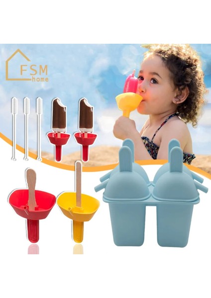 4 Adet Mavi Damlama Geçirmez Popsicle Tutucu Çocuk Dondurma Rafı Saman ile Taşınabilir Popsicle Dondurulmuş Davranır Raf Tepsisi Çocuklar Için Dondurma Tutucu (Yurt Dışından) modelleri