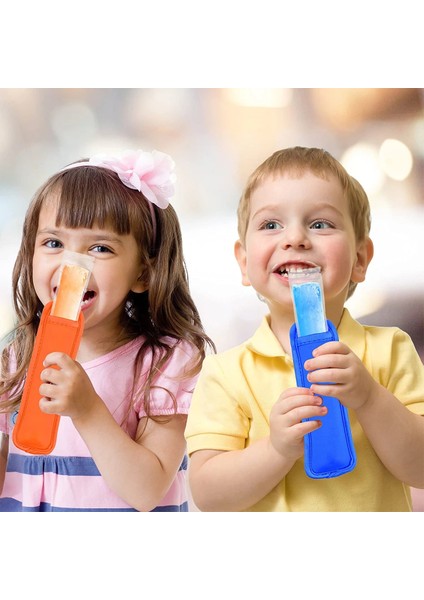 Göl Mavisi 2 Adet Neopren Buz Pop Kollu Yeniden Kullanılabilir Antifriz Popsicle Tutucular Çanta Çocuklar ve Plaj Partisi Için Dondurma Yalıtkan Kollu (Yurt Dışından) indirimleri