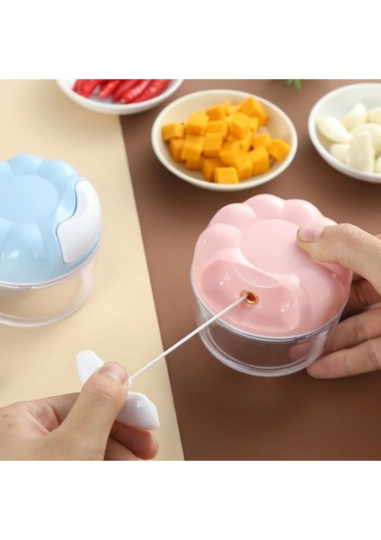 Tip 1-Yeşil Çok Fonksiyonlu Mini Sarımsak Kıyıcı Soğan Sarımsak Presi El-Çekti Kıyma Makinesi Parçalayıcı Hitter Ev Mutfak Gadget Aracı (Yurt Dışından)