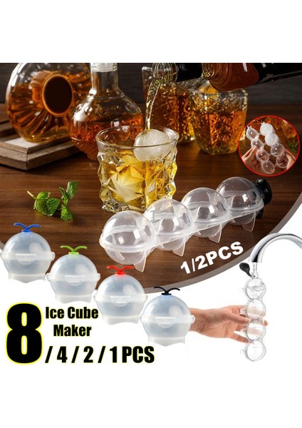 1 Adet Siyah-A 4 Delik Buz Küpü Makineleri Yuvarlak Buz Hokeyi Kalıp Viski Kokteyl Votka Topu Buz Kalıp Bar Parti Mutfak Buz Kutusu Dondurma Yapma Makinesi Aracı (Yurt Dışından) fiyatları