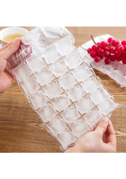 20 Adet 20 Adet Tek Kullanımlık Buz Yapma Torbaları Dondurma Makinesi Buz Küpü Çantası Kendinden Contalı Buz Yapma Yaz Için Dıy Içme Buz Küpü Tepsisi Kalıp (Yurt Dışından)