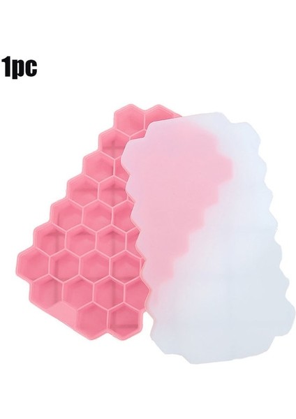 1 Adet-37 Boşluklu Petek Buz Kalıbı Silika Jel Dondurma Kalıp Yeniden Kullanılabilir Çıkarılabilir Kapak Buz Yapım Makinesi Gıda Sınıfı Kalıp Mutfak Aksesuarları (Yurt Dışından)