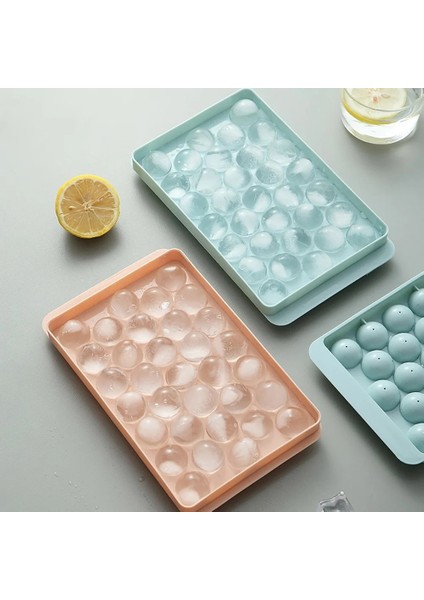 33 Delik Mavi 20X12CM Buz Küpü Tepsi Makinesi Buz Kalıbı Buz Topu Makinesi Viski Kokteyl Votka Topu Mutfak Aksesuarları Için Yuvarlak Hokey Kalıp Форма Для Льда (Yurt Dışından) fiyatları