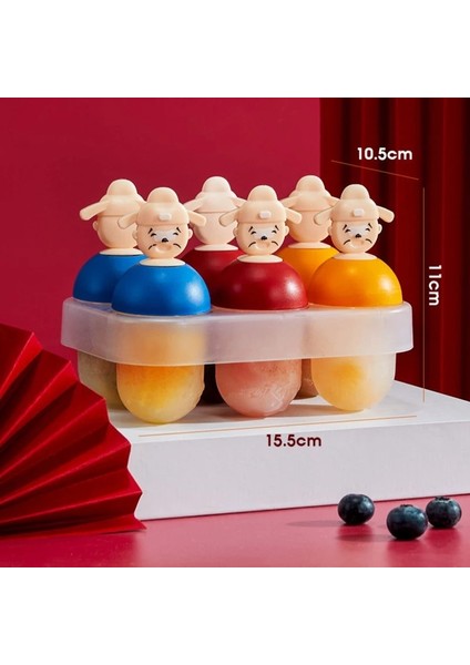 02 Altı Delikli Dondurma Kalıp Plastik Popsicle Formu Makinesi Tepsi Parti Bar Dekorasyon Yaz Dıy Kalıp Tatlı Dondurma Kalıp (Yurt Dışından)