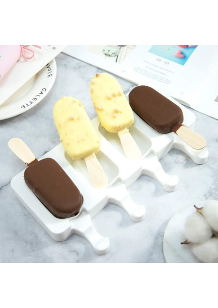4 Slot Büyük 4/8 Hücre Magnum Silikon Kalıp Silikon Dondurma Kalıp Popsicle Kalıpları Dıy Dondurma Kalıp Buz Pop Maker Kalıp Buz Tepsisi (Yurt Dışından) fırsatları