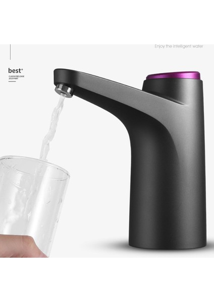 Siyah Su Şişesi Pompası USB Şarj Otomatik Elektrikli Su Sebili Pompası Mini Namlulu Su Pompası Otomatik Anahtar Içme Sebili (Yurt Dışından) fiyatları