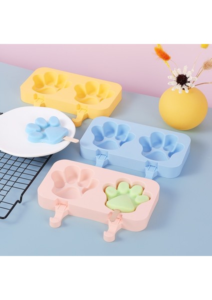 C Silikon Dondurma Kalıp Elmas Küçük Oval Dıy Ev Yapımı Popsicle Kalıpları Tatlı Buz Pop Lolly Maker Yeniden Kullanılabilir Aracı (Yurt Dışından)