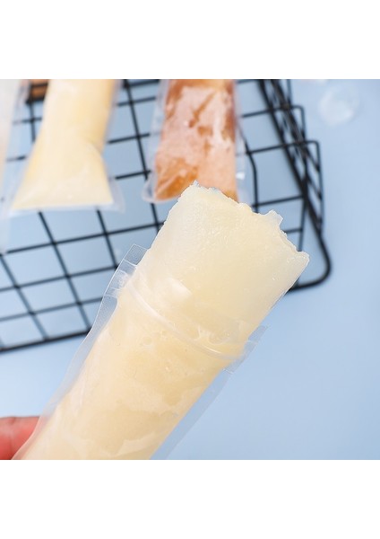 20 Adet 5.5X28 cm 20/60X Tek Kullanımlık Buz Popsicle Kalıp Çanta Bpa Ücretsiz Dondurucu Tüp Zip Seals ile Yoğurt Dondurma Çubukları Suyu Meyve Smoothies Çanta (Yurt Dışından)