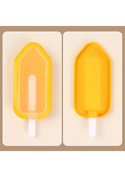 C Nib Yaz Ev Yapımı Silikon Dondurma Kalıp Popsicle Dondurma Ev Kalıp Dondurma Kalıp Tepsisi Kapaklı Buz Küpü Makinesi (Yurt Dışından)