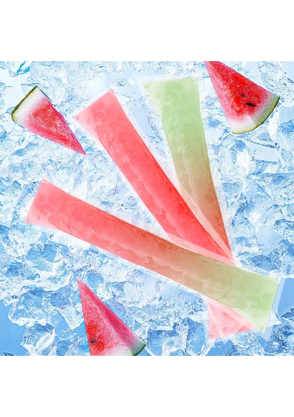 20 Adet-M Tek Kullanımlık Buz Popsicle Kalıp Çanta Bpa Ücretsiz Dondurucu Tüpler Zip Seals ile Yoğurt Çubukları Suyu Meyve Smoothies Buz Şeker Pops (Yurt Dışından)