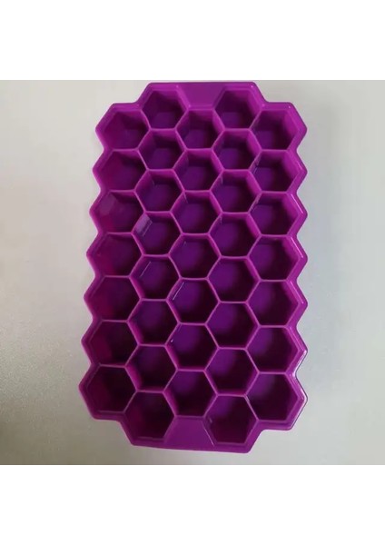 Kapaksız 37 Izgara Silikon Buz Yapım Makinesi Buz Kalıbı Buz Kalıp Mutfak Viski Kokteyl Aksesuarları Kolay Bırakılan Gıda Sınıfı Silikon (Yurt Dışından)