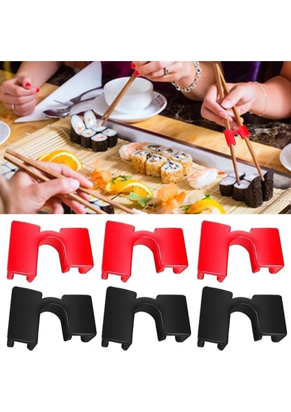 Pk 10 Adet Kolay Kullanım Yeniden Kullanılabilir Eğitim Acemi Menteşe Konektörü Küçük Yardımcısı Chopstick Yardımcı Çocuklar Taşınabilir Aksesuarlar (Yurt Dışından)